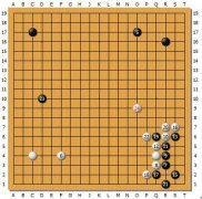 而白吃掉19这个子后外势